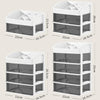 Desktop Drawer Organizer Multi-Layer Cosmetic Jewelry Box Stationery Multi-Functional Organizer, Style: 3 Layer Black Drawer (White)