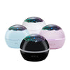 Small Ball USB Rotating Starry Sky Ocean Projector Night Light(Black)