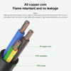 1.8m 3 Prong Style EU Notebook Power Cord