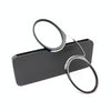 Mini Clip Nose Style Presbyopic Glasses without Temples, Positive Diopters:+1.00(Black)