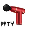 Mini Fascia Massager Pulse Micro-Current Physiotherapy Muscle Cervical Spine Massage Equipment Specification: Button version(168 Red)