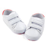 D0735 PU Leather Soft Soled Slip-On Baby Walking Shoes, Size: 11cm(Redtail)