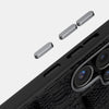 For Samsung Galaxy S24 Ultra 5G ABEEL Beast Pattern 6D Micro-Embossed MagSafe Genuine Leather Phone Case(Blue)