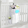 Cot Top Multi-Function Organiser Storage Hanging Bag(Snowflake Material)