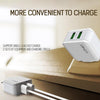 LDNIO A2201 2.4A Dual USB Charging Head Travel Direct Charge Mobile Phone Adapter Charger With Micro Data Cable (US Plug)