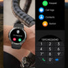 Bluetooth Talk Outdoor Pedometer Exercise Heart Rate Sleep Monitoring Smart Watch(Silver)