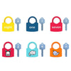 6 PCS Children Alphanumeric and Number Matching Lock Early Educational Toys, Random Style Delivery