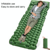 TPU Inflatable Sleeping Pad Camps Outdoor Waterproof Single Travel Cushion(Navy)