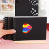 Hand Painted Scratch Paper Colorful Coil Scratchbook With Pen, Model: Haruita Huahua