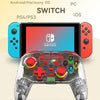 For PS3 / PS4 Dual Vibration Wireless Gamepad With RGB Lights(Blue)