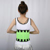 Breathable Mesh Warm Waist Belt Reinforced Steel Plate Support Sports Waist Belt, Specification: L(Fluorescent Green)