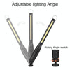 Car Home Car Work Maintenance Lamp Inspection Maintenance Light Emergency COB Charging Lamp (Black)