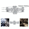 J152 3 In 1 Four-Leaf Clover Detachable Open Adjustable Ring(One Set)
