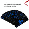 10 PCS Fluorescent PVC Skull Playing Cards Waterproof  Playing Cards,Size: 3.2 x 8.7cm  Blue+Green