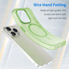 For iPhone 14 Pro Max MagSafe Frosted Translucent TPU + PC Full Coverage Phone Case(Green)