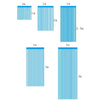 2 PCS Laser Rain Tinsel Foil Curtain Birthday Party Decoration Tassel Wall,Size:1x1m(Purple)