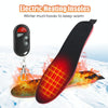Rechargeable Electric Heating Insole Wireless Remote Control Smart Thermal Insole,Size:Large(41-46 Size)