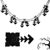 3m Halloween Honeycomb Garland Pendant Spider Bat Party Flag Scene Layout Props(Bat)