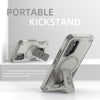 For Samsung Galaxy A54 5G Armor MagSafe Holder PC Hybrid TPU Phone Case(Grey)