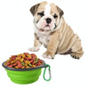 Collapsible Silicone Pet Travel Bowl 13cm (Random Colour)