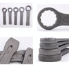 TUOSEN Single-end Straight Handle Gray Phosphating Percussion Wrench, Size:60mm