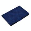 For Samsung Galaxy Tab A 9.7 T550/T555C Cowhide Texture Horizontal Flip Leather Case with Holder & Card Slots & Sleep / Wake-up Function(Blue)