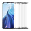 For Xiaomi Mi 11 (Edge Glue) 25 PCS 9H HD 3D Curved Edge Tempered Glass Film(Black)