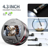 8mm Pipeline Camera Engine Cylinder Endoscope With Screen, Length: 5m Hard Wire