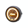 Motorcycle 5.75 inch Harley Headlight Retro Lamp LED Light Modification Accessories (Yellow)