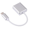 USB-C / Type-C to Jack 3.5mm Earphone Microphone Sound Card(Silver)