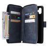 For Samsung Galaxy A06 4G 9-Card Slots Zipper Wallet Bag Leather Phone Case(Blue)