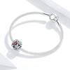 S925 Sterling Silver Garden Elves Ladybug Beads DIY Bracelet Necklace Accessories