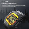 EX16T 1.21 inches LCD Screen Smart Watch 50m Waterproof, Support Pedometer / Call Reminder / Motion Monitoring / Remote Camera(Black)