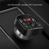 M9 Car Bluetooth MP3 Dual USB Car Charger(Black)