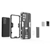 For Huawei P40 Pro Supersonic PC + TPU Shock-proof Protective Case with Holder(Black)