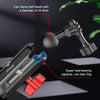 PULUZ Motorcycle Rearview Medium Clamp CNC Metal Magic Arm Rod Mount