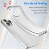 For iPhone 15 Pro Max MagSafe Frosted Translucent TPU + PC Full Coverage Phone Case(White)