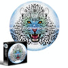Round Shape Irregular Plane Puzzle Jigsaw Toy 1000 Pieces(White Tiger)