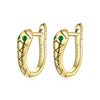 S925 Sterling Silver Smart Snake Ear Studs Women Earrings(Gold)