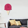 Ice Cream Styling Decorative Wall Clock (Pink)