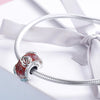 DIY Beaded Bracelet Accessories S925 Pure Silver Glass Beads Rose Accessories