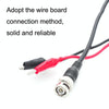 2x 0.5m BNC to Dual Crocodile Clip Test Leads 250V