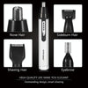 SPORTSMAN SM-418 Electric Mini Shaving Eyebrows Hair Nose Hair Trimmer USB(White)