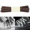 Reflective Shoe laces Round Sneakers ShoeLaces Kids Adult Outdoor Sports Shoelaces, Length:160cm(Brown)