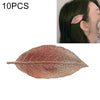 10 PCS Girls Fresh Gradient Leaf Hairpin BB Bangs Clips Hair Accessories (Pink)