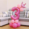 Number Foil Balloon Happy Birthday Decoration(Pink)