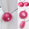 2 PCS Fashion Cat Eye Resin Steel Wire Magnet Curtain Buckle Tie Rope(Green)