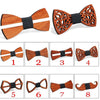 Men Ties Handmade Wooden Bow Ties, Color: 8 Character