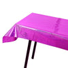 Birthday Party Foil Laser Tablecloth Wedding Decoration Supplies(1x2.7M Rose Red)