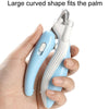 Pet Nail Clippers for Dogs & Cats with LED Light (Light Coffee)